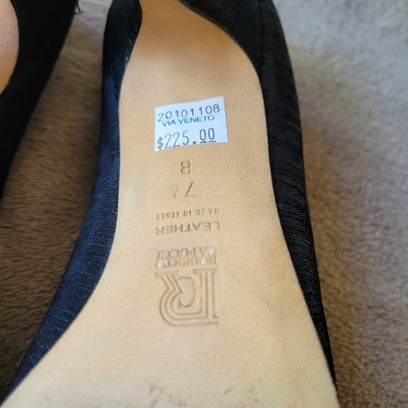 Roberto Capucci black heels size 7.5​ - Picture 11 of 11